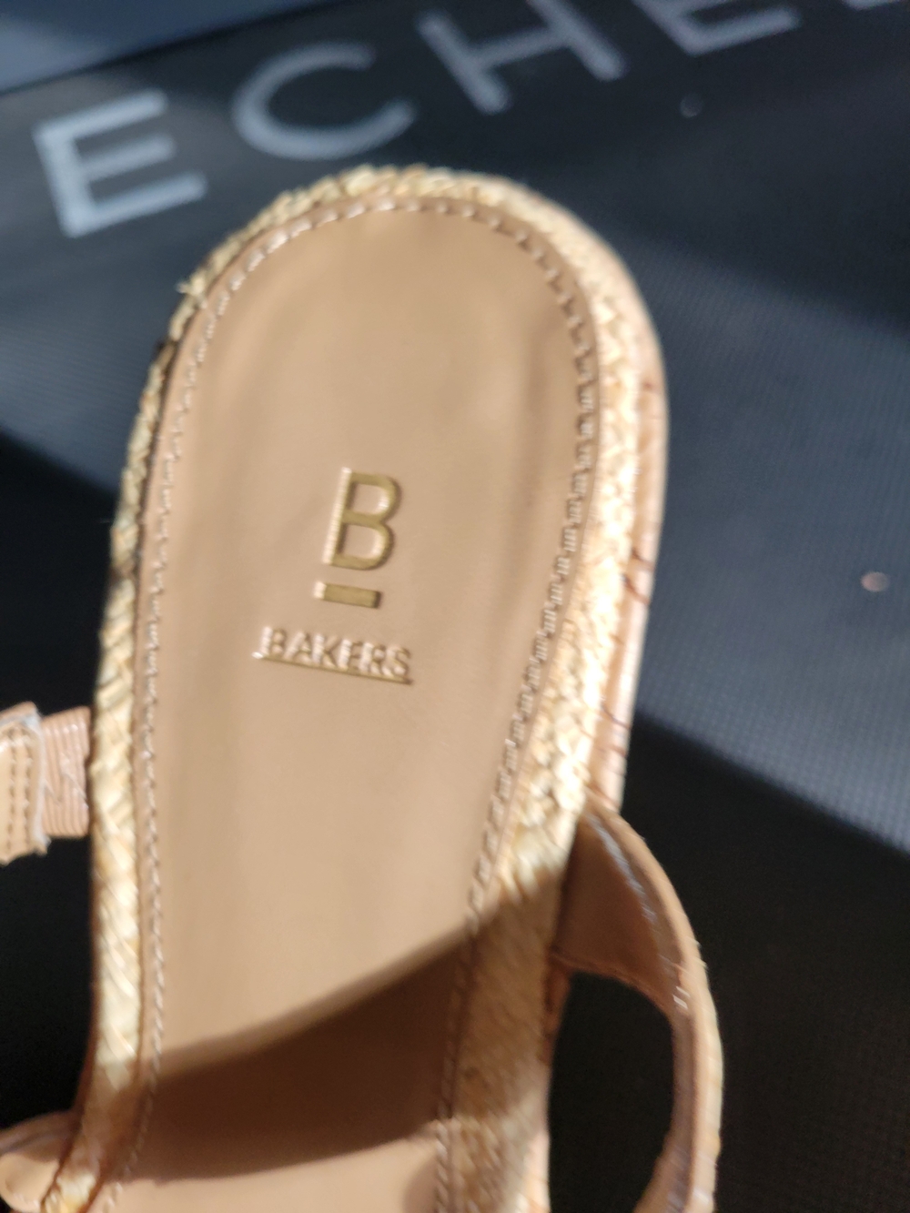 Bakers Woven Strappy Sandals in Light Tan - Picture 6 of 6